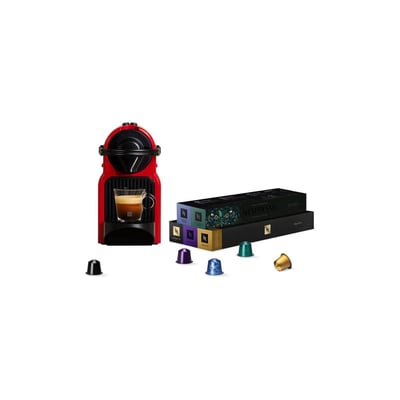 Cafetière à dosettes BUNDLE INISSIA + 50 CAPSULES KRUPS