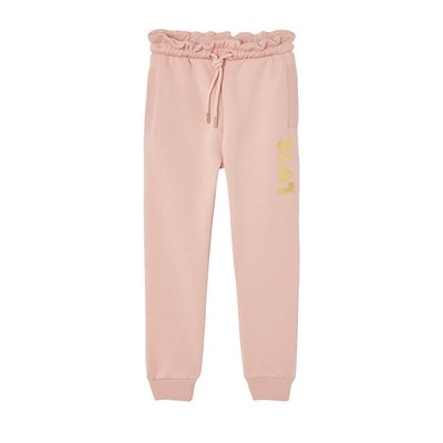 Jogging en molleton motif sur jambe VERTBAUDET