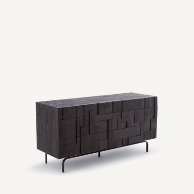 Commode 6 tiroirs plaquée orme teinté, Kimal AM.PM