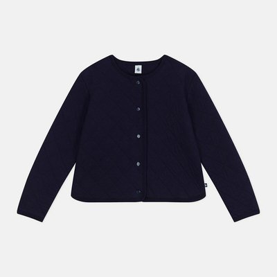 Cardigan da donna a tinta unita in misto cotone PETIT BATEAU