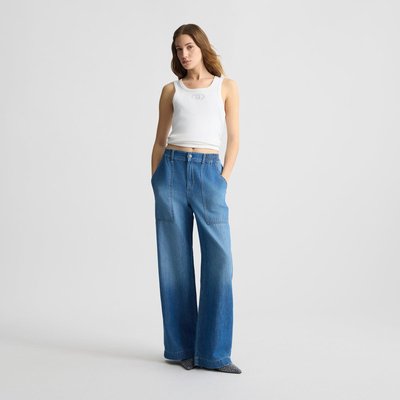 Pantalon évasé en denim LIU JO
