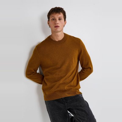 Pull col rond en mélange laine cachemire, Oeko-tex MONOPRIX