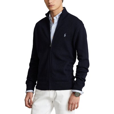 Strickjacke mit Strukturmuster, Baumwolle POLO RALPH LAUREN