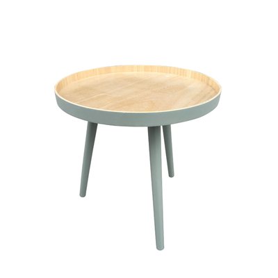 Table basse ronde trépied- FALSE WOOOD