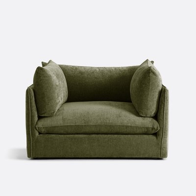 XL fauteuil Malo in getextureerd fluweel LA REDOUTE INTERIEURS