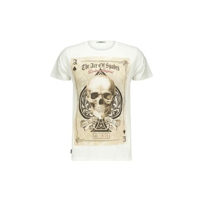 T-shirt imprimé as de pique effet vintage ACE DEELUXE