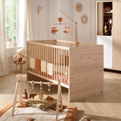 Lit bébé évolutif - Little Big Bed en bois décor chêne suave SAUTHON