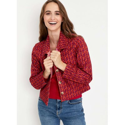 Veste velour rouge femme 2025