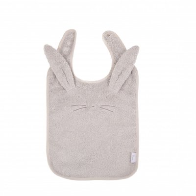 Bavoir Lapin Gris Éco Éponge BO JUNGLE
