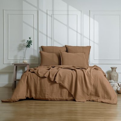 Parure + taies 65x65 lin lavé CAMILLE FEBRONIE
