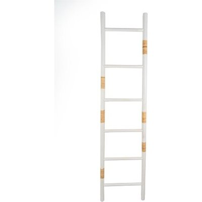 Échelle décorative bois  et rotin pour intérieur élégant RECOLLECTION