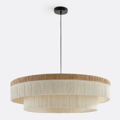 Suspension frangée en raphia Ø86 cm, Kavi LA REDOUTE INTERIEURS