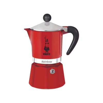 Cafetière italienne Rainbow 6 tasses red BIALETTI