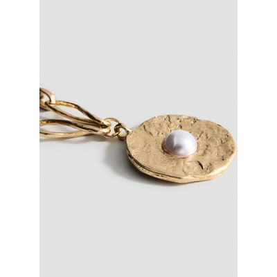 Collier pendentif circulaire combiné MANGO