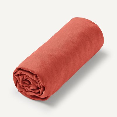 Drap-housse lin lavé, Elina pour matelas épais AM.PM