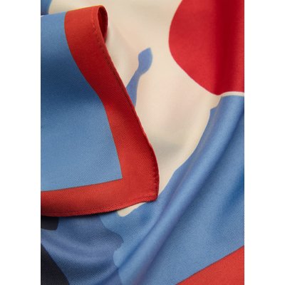 Foulard satiné fleurs MANGO