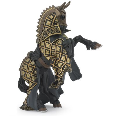 Figurine Cheval du maître des armes cimier taureau PAPO
