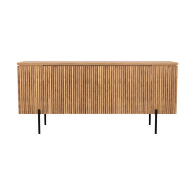 Buffet en bois de teck 2 portes - GORDES RENDEZ-VOUS DÉCO