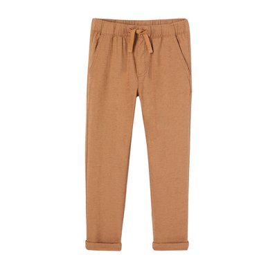 Pantalon léger en coton/lin VERTBAUDET