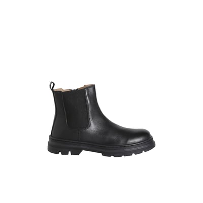 Boots cuir élastiquées et zippées VERTBAUDET