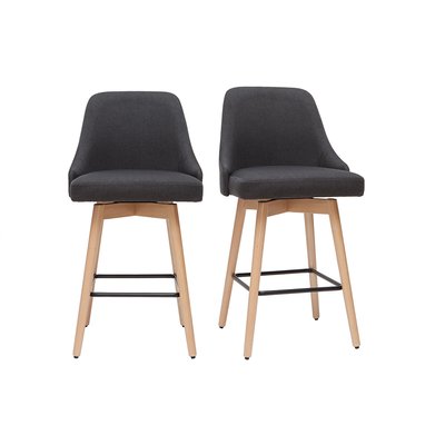 Tabourets de bar scandinaves H65 cm (lot de 2) HASTA MILIBOO
