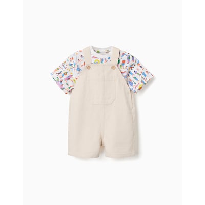 T-shirt et salopette Carolina Celas x Zippy ZIPPY
