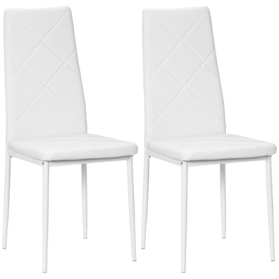 Chaise de salle à manger Revêtement HOMCOM