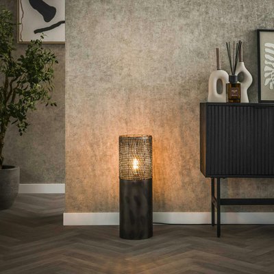 Lampadaire cylindrique ajouré 60 cm RALF PIER IMPORT