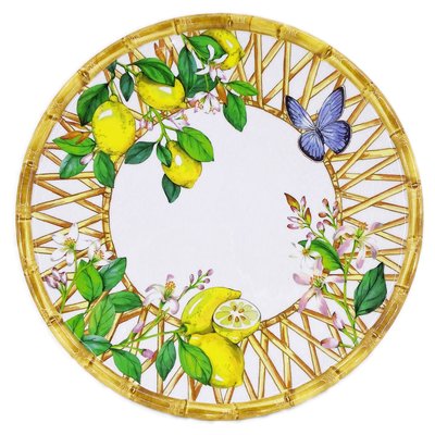 Grande assiette plate Capri 26,5 cm LES JARDINS DE LA COMTESSE