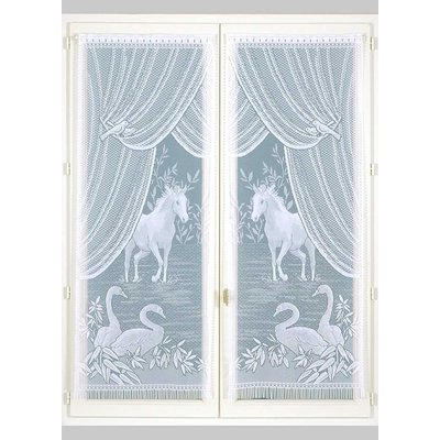 Paire de petits voilages Esprit "Equestre" HOME MAISON