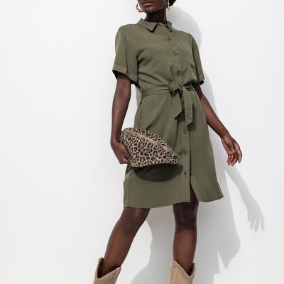 Robe-chemise manches courtes PROMOD