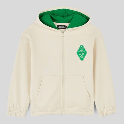 Sweat imprimé géométrique en coton BIO, certifié GOTS MONOPRIX