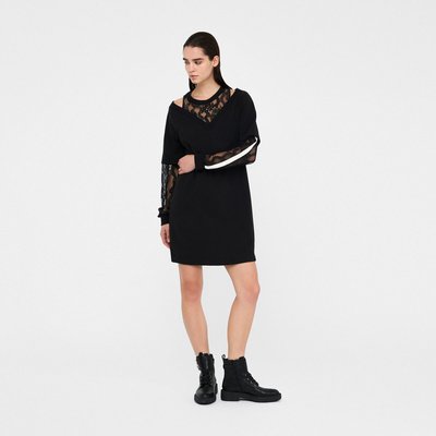 Robe en molleton avec dentelle LIU JO
