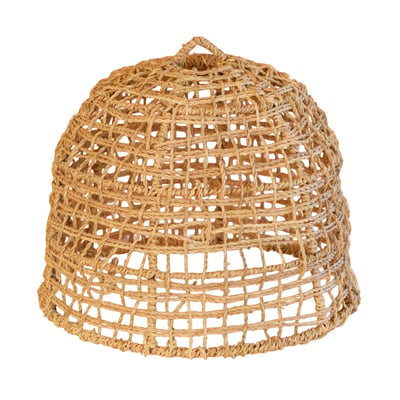 Abat-jour fibres roulées ajourées dôme -  LOJI HOME MAISON