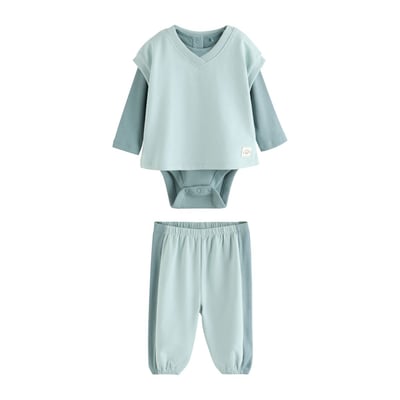 Sweat, body et jogging bébé, 3 pièces NEXT