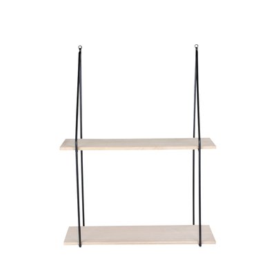 Etagère murale en métal et bois 55x21xH72 cm - HAAG HOUSE NORDIC
