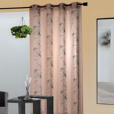 Voilage brodé motif éthnique HOME MAISON