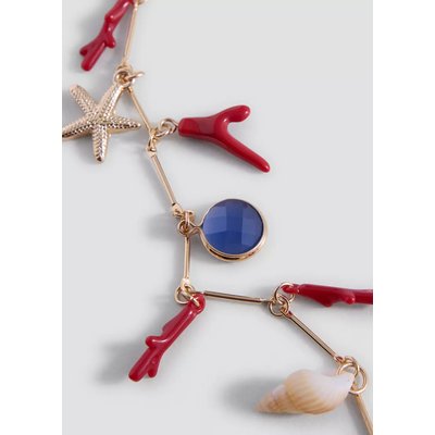 Collier pendentif détails charms MANGO TEEN