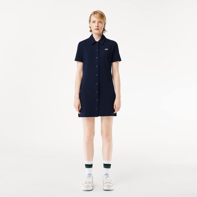 Robe polo en Piqué  boutonnée LACOSTE