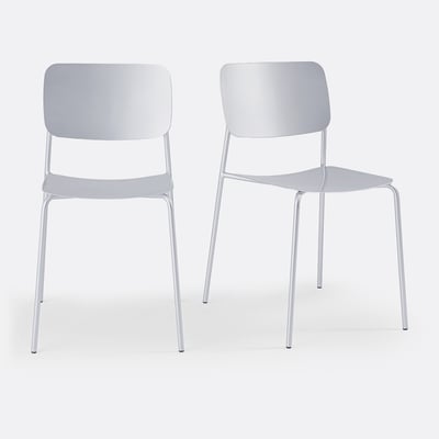 Lot de 2 chaises métal acier, Urbani LA REDOUTE INTERIEURS