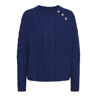 Pull torsadé, col rond PIECES