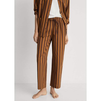 Pantalon à rayures tissées bicolores MANGO HOME