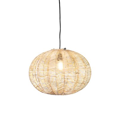 Suspension en rotin en forme nuage FRUIT XS HYDILE
