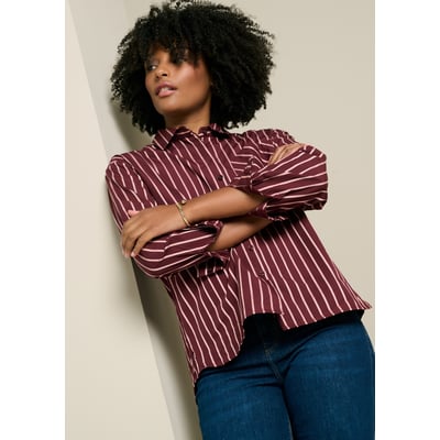 Chemise rayée poche poitrine LOLALIZA