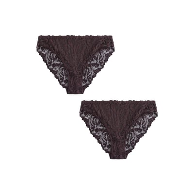 Culotte en dentelle confort optimal, lot de 2 NEXT