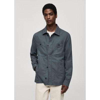Surchemise slim-fit Tencel lin MANGO MAN