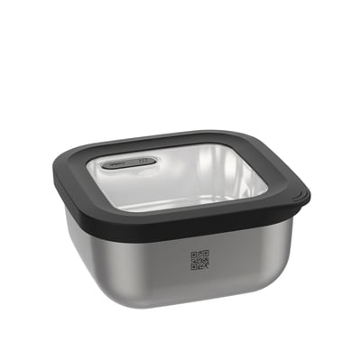 Boîte de conservation fraîcheur PROVIDO, carrée, 1.800 ml (Contrôle de la fraîcheur et des stocks via application) GEFU