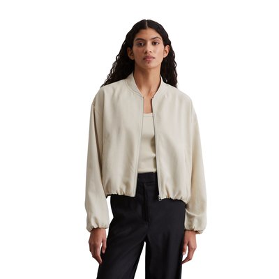 Blouson cropped en mélange TENCEL™ Lyocell-lin MARC O'POLO