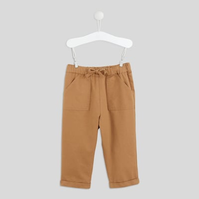 Pantalon en twill uni, certifié OEKO-TEX BOUT'CHOU