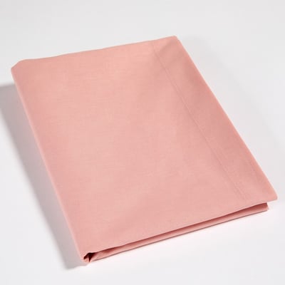 Drap Plat Rose en Coton LES MATELAS DE MORPHEE